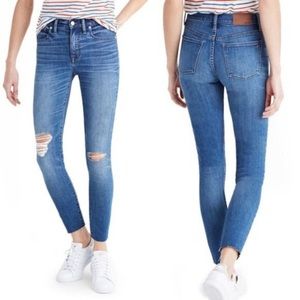 Madewell 9” High-Rise Skinny Crop Jeans